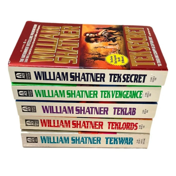 TEKWARS William Shatner Lot 5 First Five in Series PB Books - Picture 3 of 10
